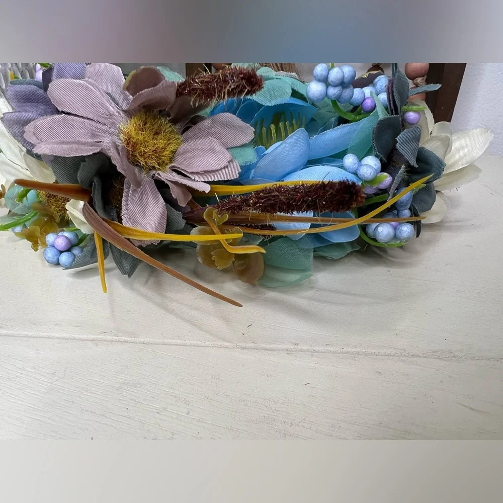 Brand new-Wedding-Bride Boho Headband with Groom boutonniere